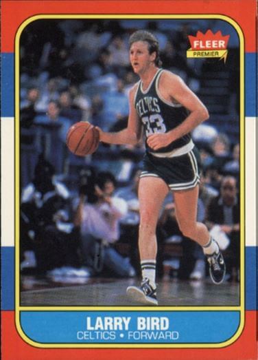 1986 fleer larry bird