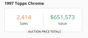 1997 Topps Chrome Basketball Card Values